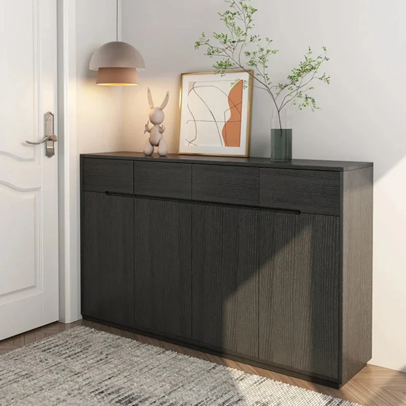 خزائن الأحذية الداخلية الاسكندنافية رف تخزين عمودي منظم خشبي خزائن الأحذية كبيرة الحجم أثاث منزلي حديث من Gabinete #3