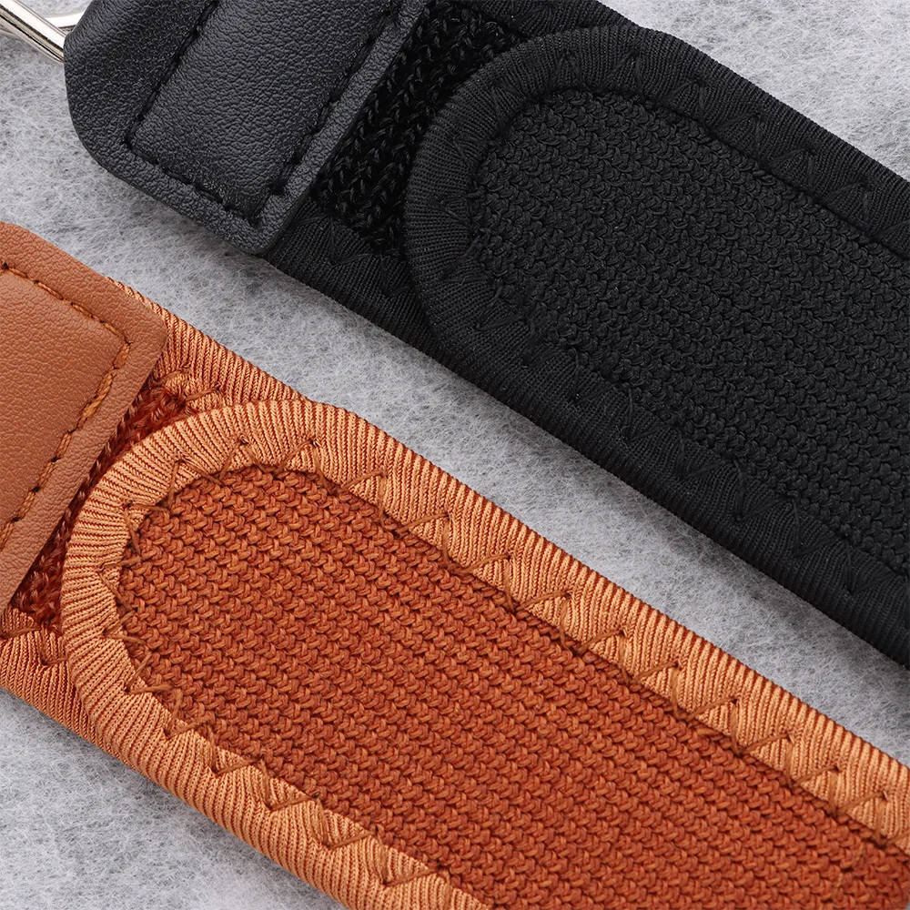 Gifts Unisex Buckleless Belt Hook Waist Buckle Comfortable Metal Hook Adjustable Elastic Waist Belt