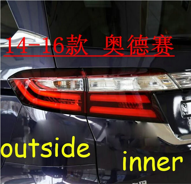 1pcs car bumper taillamp for Honda Odyssey taillight 2015 2016 2017year car accessories LED fog for Odyssey rear lamp