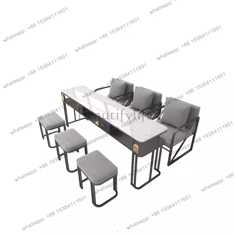 Best Sellers Newly Released Nail Tables Black Model Specifically Nail Tables Internet Sensation Commercial Furniture Tavoli Ungu
