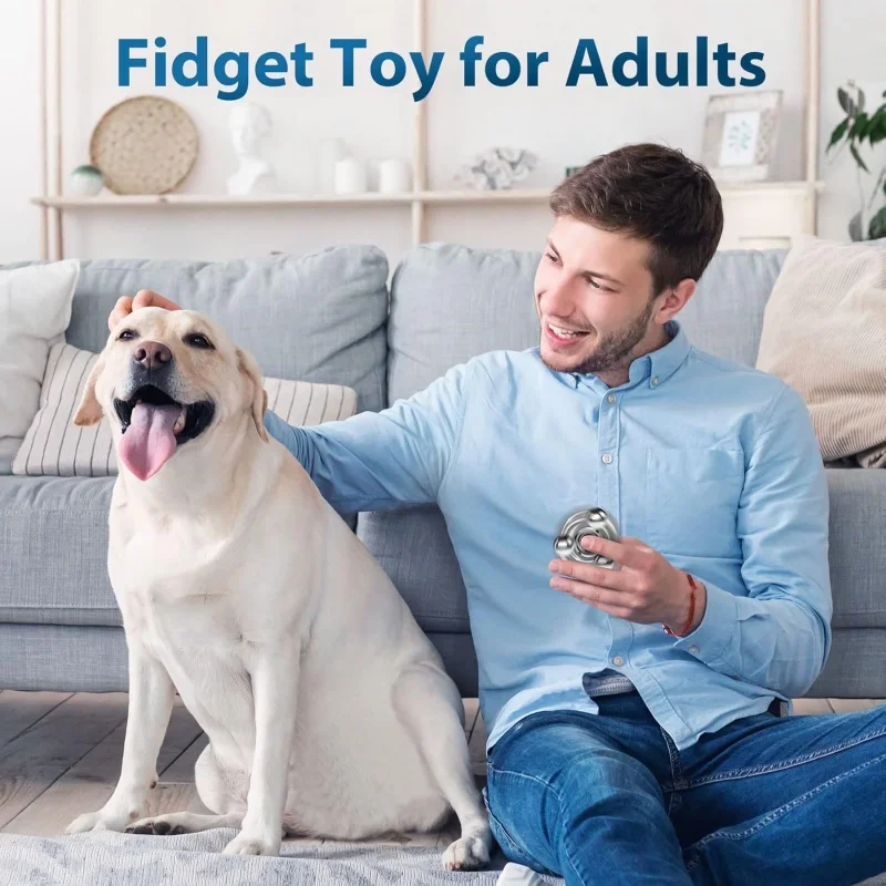 Fidget Spinner Toys Steel Ball Orbiter Magnetisch Fidget Toy 360° °   Rotatie Kantoorspeelgoed Kleine angst Zintuiglijk speelgoed Decompressietool