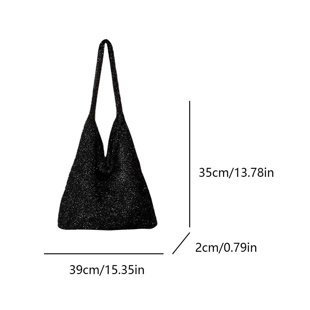 Bolso bandolera para mujer con cierre a presión, bolso de hombro, bolso liso para las axilas, bolso Hobo para viajes de trabajo