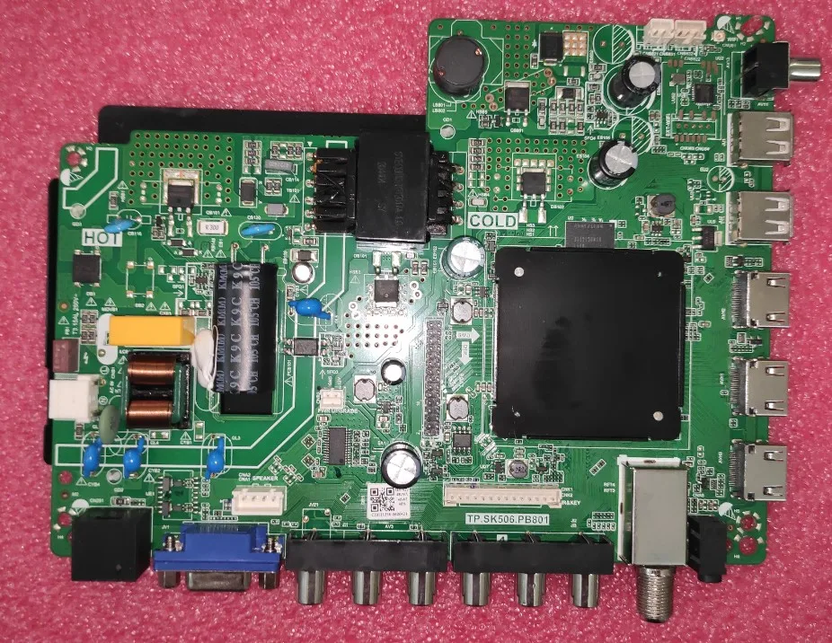 Imagem -04 - Placa-mãe de tv de Rede Wifi Três em um Funcionando Bem 36 a 42v 480ma ou 45 a 84v 600ma Tp.sk506.pb801