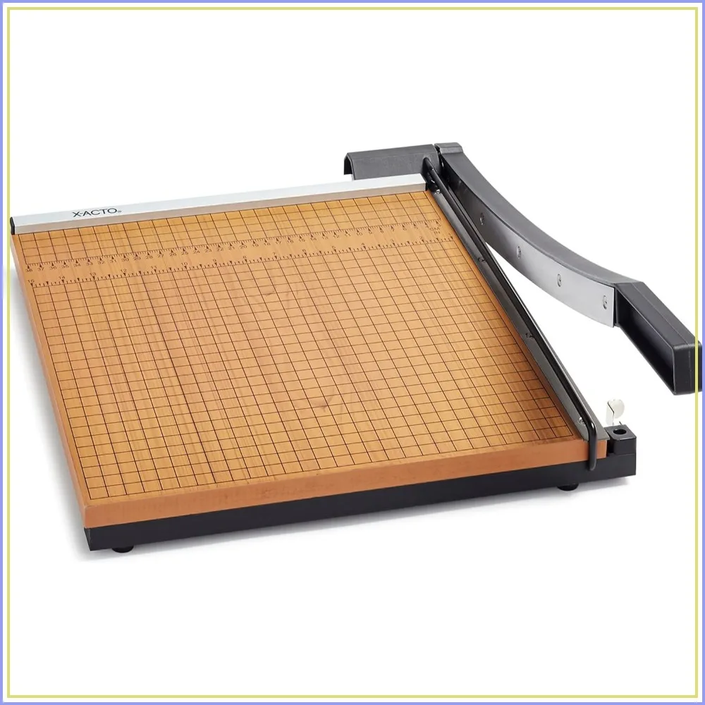 

15" x 15" Heavy Duty Paper Trimmer - Guillotine Cutter for Precision Cutting of Paper, Film & Photos