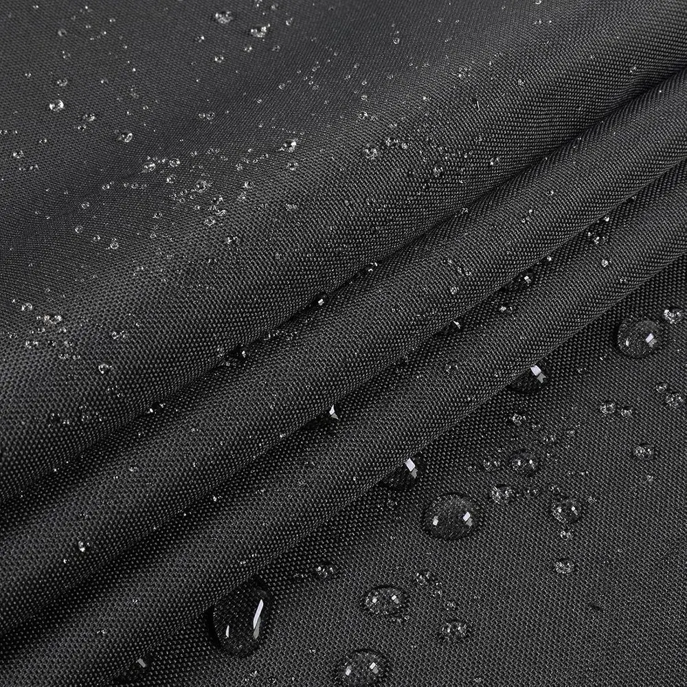 Lona Cordura de 600D de 60 Pulgadas de Ancho con Revestimiento Impermeable, Anti-UV para Toldo de Barco, Cojín, Hogar - Negro