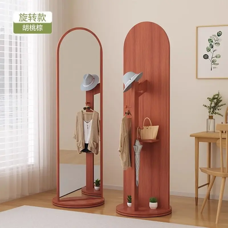 

Rotating full-length mirror Hanging coat rack full-length mirror Household multi-function full-length mirror