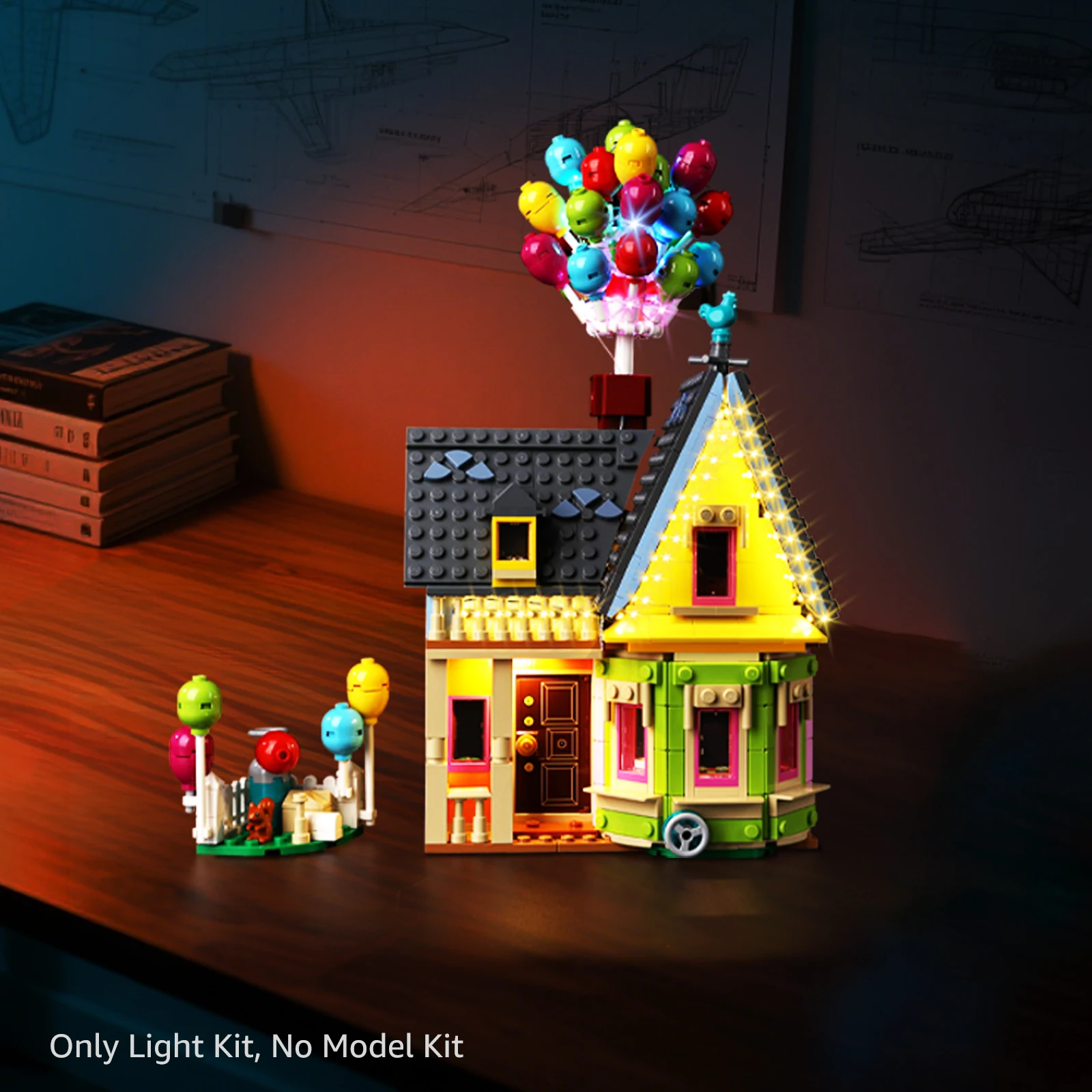 LED-Beleuchtungsset passend für LEGO Up House 43217 Bausteine
