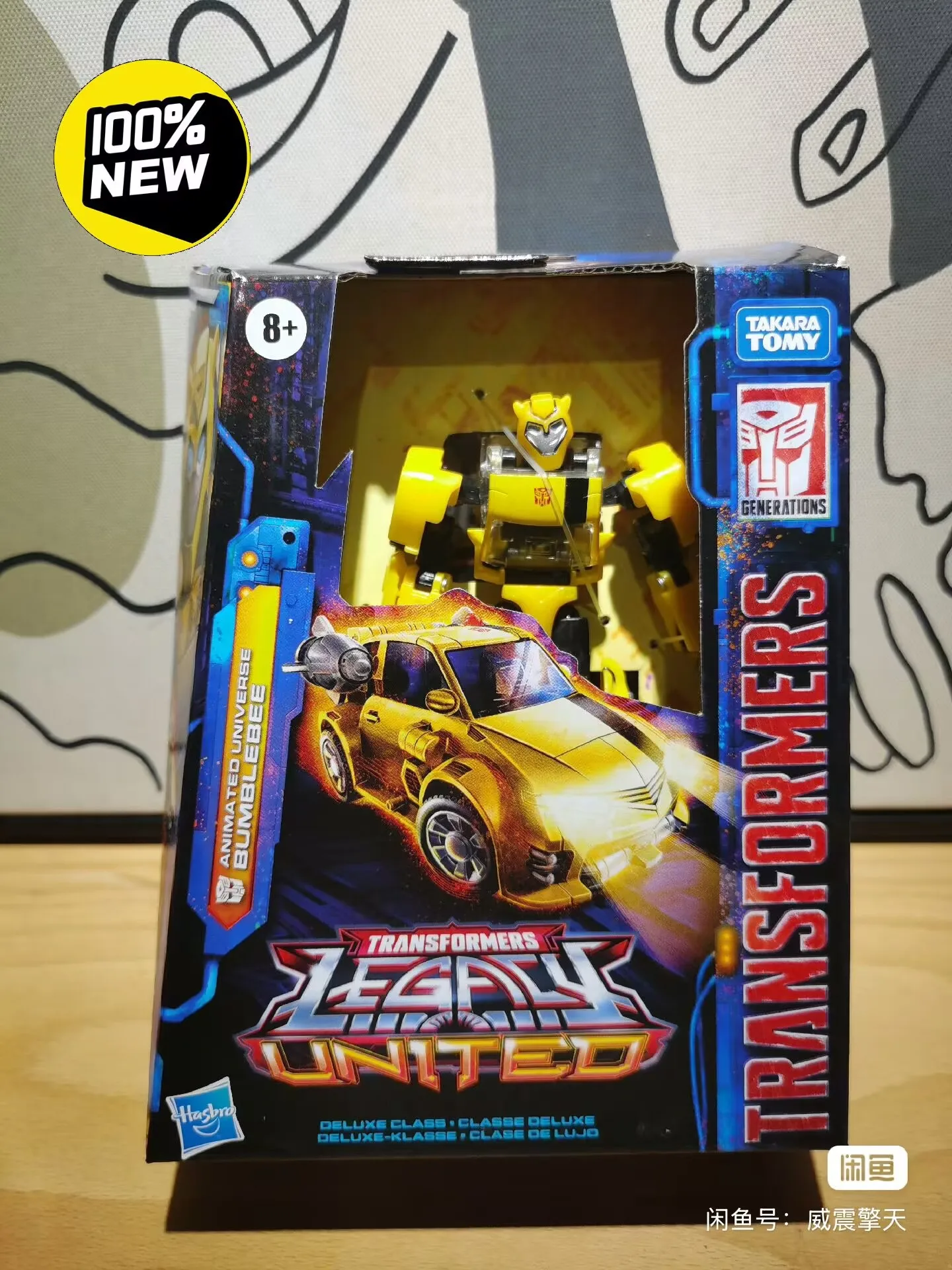 Takara Tomy Hasbro Transformers Toys Legacy United Deluxe Class Bumblebee Anime Figurka akcji Robot Kolekcja zabawek Hobby Prezent