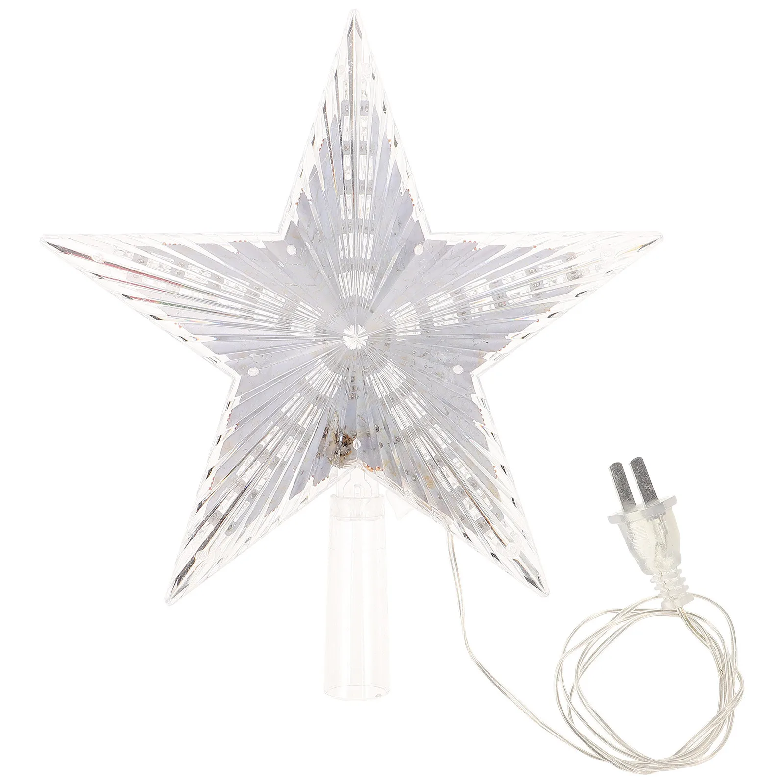 

Tree Topper Light Star Christmas Decoration Ornament For Home Party Hotel Bar Us Christmas Decoration Plug Blue