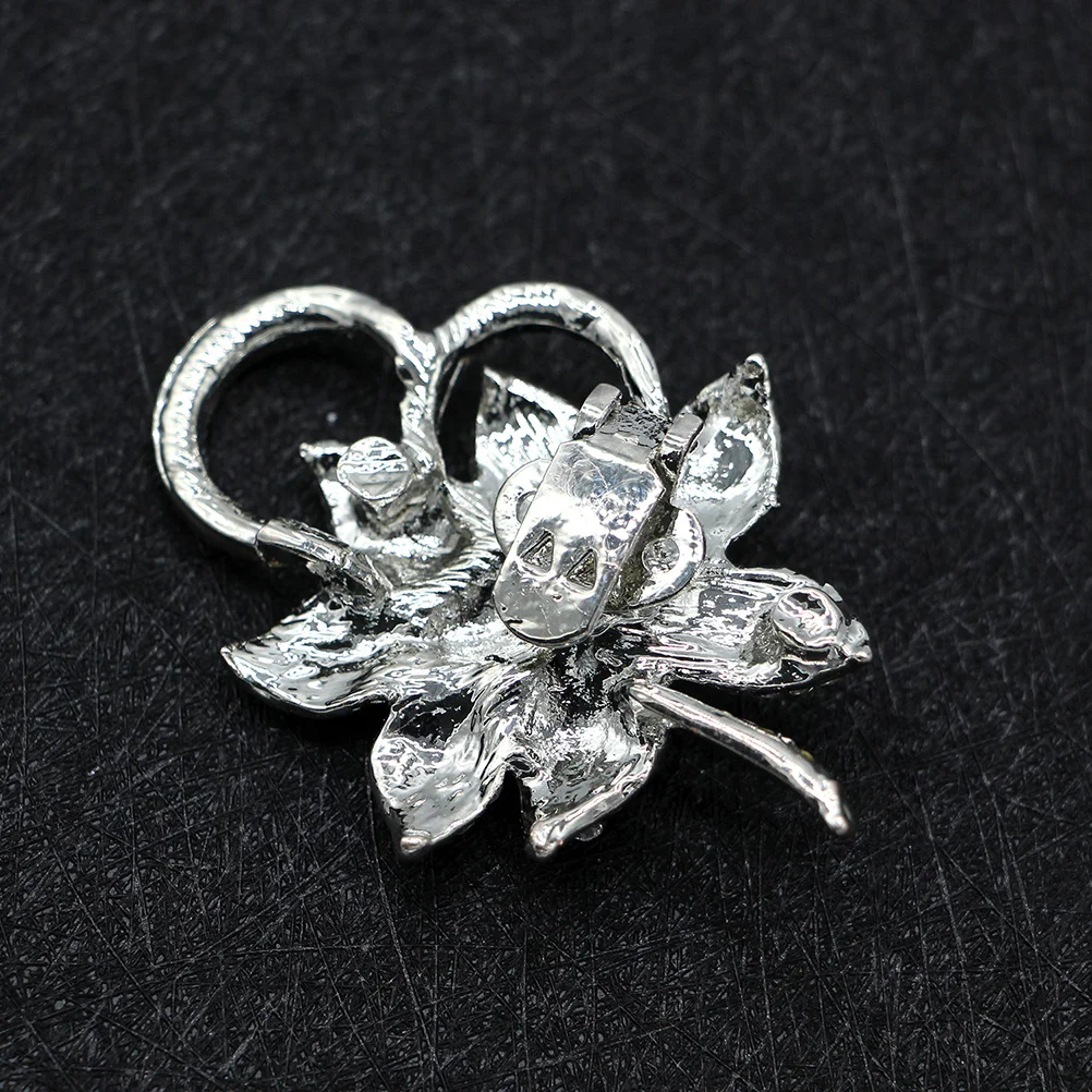 

1Pcs Silver Bridal Flower Rhinestone Shoe Clips Pearl Wedding Party Durable Shoe Buckles Sparkling Decoration for Women