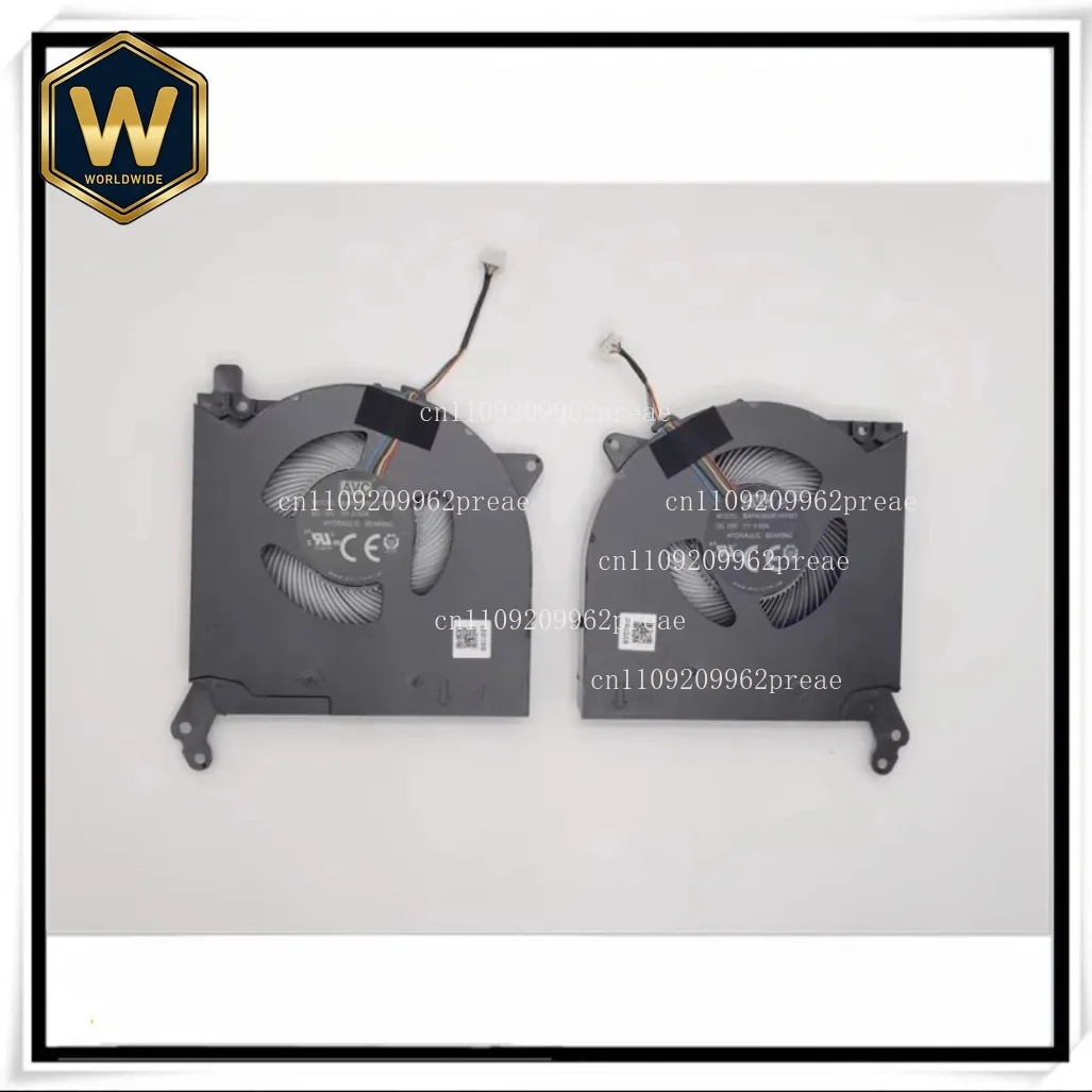 

Оригинальный вентилятор охлаждения процессора и графического процессора для ноутбуков Lenovo Savior 82NW Legion 5-15ACH6A AVC BAPA0909R1HY001/BAPA0909R1HY002 10V 0.50A