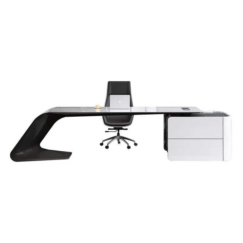 

Painted boss , large class desk, president , fashionable personalized simple and modern manager supervisor