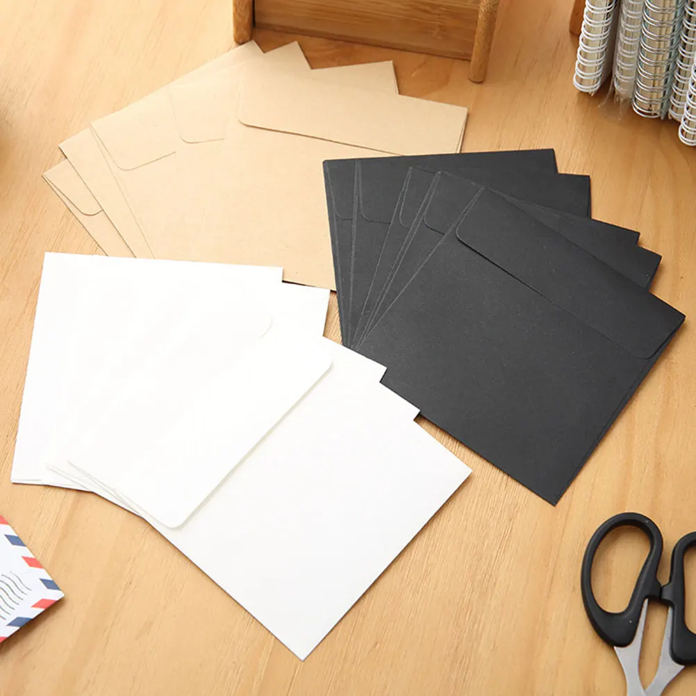 100 pçs envelope pequeno dinheiro envelopes mini peças cartão em massa minúsculo dinheiro pacote em miniatura moeda