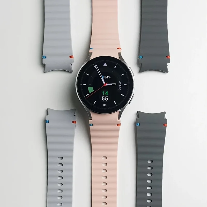 Original Silicone band for Samsung Galaxy Watch 7 FE 6 4 Classic 5 pro 44mm 40mm 43mm 47mm 45mm Bracelet Galaxy Watch6 7 Strap
