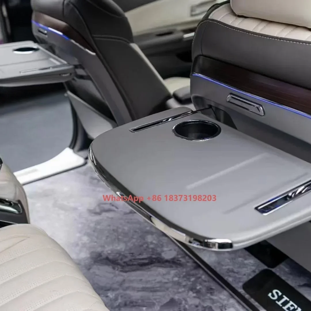 

Senna Gravita Luxury Foldable Small Table Dedicated Car Interior Accessory Modified Ambient Lighting ABS Material Rear Position