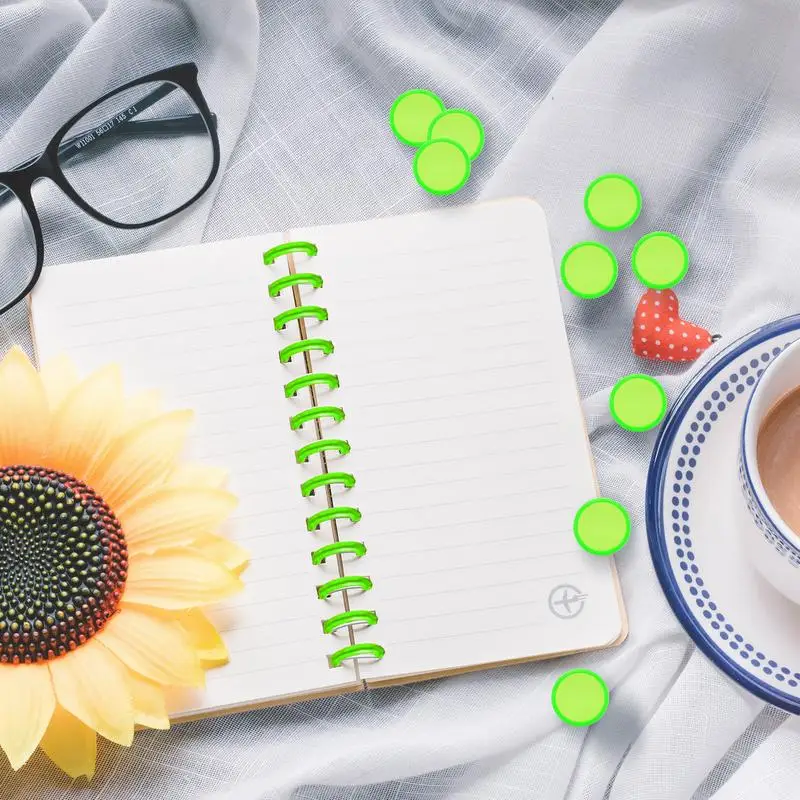 Book Binding Discs Colorful Expansion Discs Binding Ring Discs Colorful Expansion Discs Binding Ring Discs For DIY Notebooks