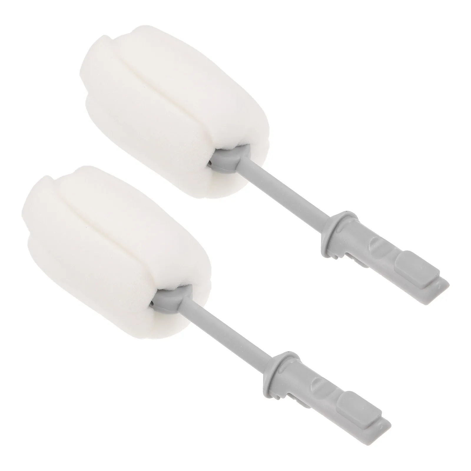 

2 шт. сменные губчатые насадки для щетки для детских бутылочек, мягкие очистители для сосок, для мытья молочных бутылочек и чашек, аксессуары для путешествий и кухни