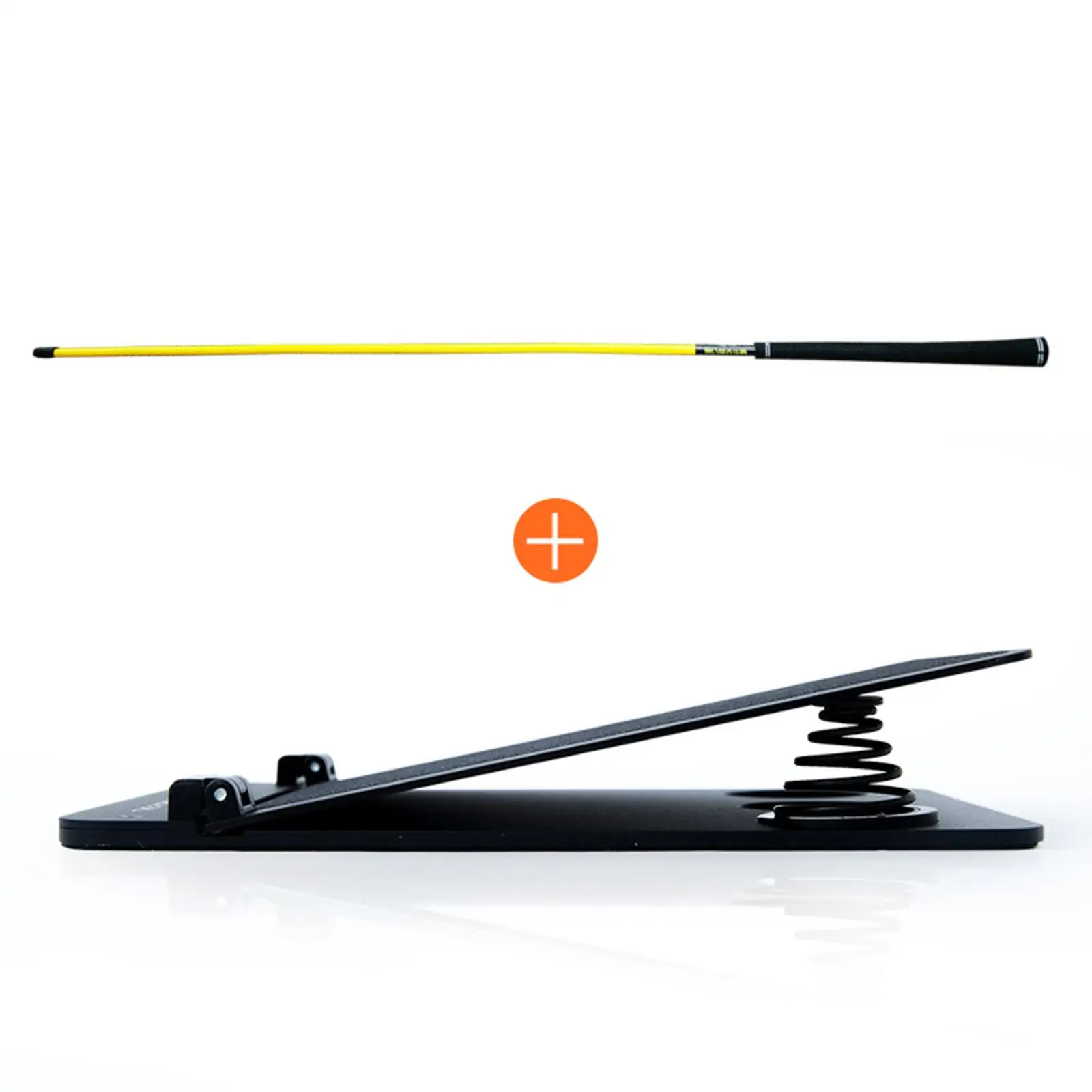 

Тренажер для гольфа Golf Force Plate с палкой для отработки свинга, для измерения силы реакции на земле, для тренировок в помещении, оборудование для гольфа, тренажер для отработки свинга.