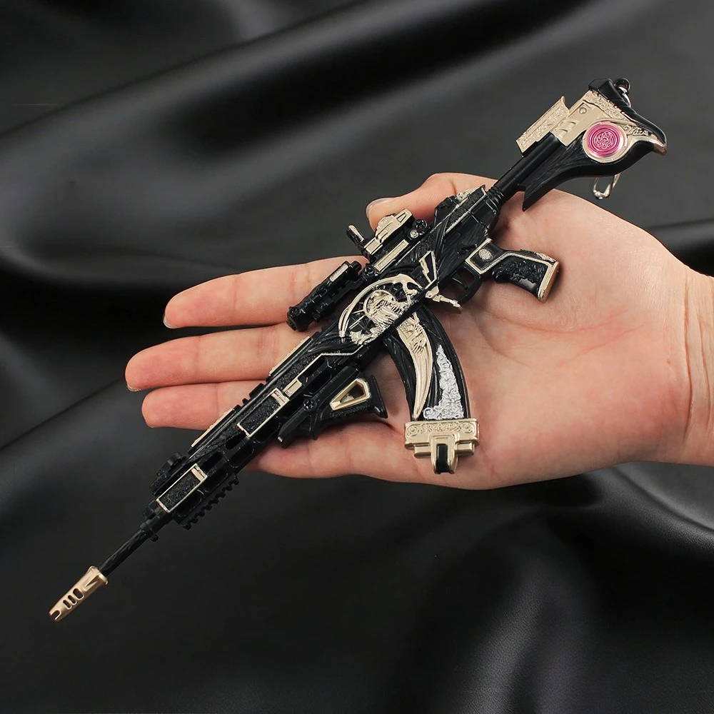 Fucile d'assalto Dragon Delta Force da 22 cm - Death Rose Pistola staccabile armi Modello Gioco Periferico Pistola giocattolo Ornamenti Regalo per ragazzo