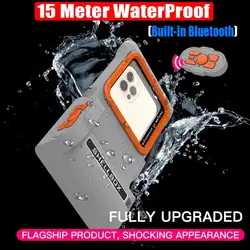 3ND Bluetooth Selfie General Size 15 Meter Deep Diving Swimming Waterproof Case For Google Pixel 9 8 7 7A 6 Pro 6A 5 5a 4a 3a XL