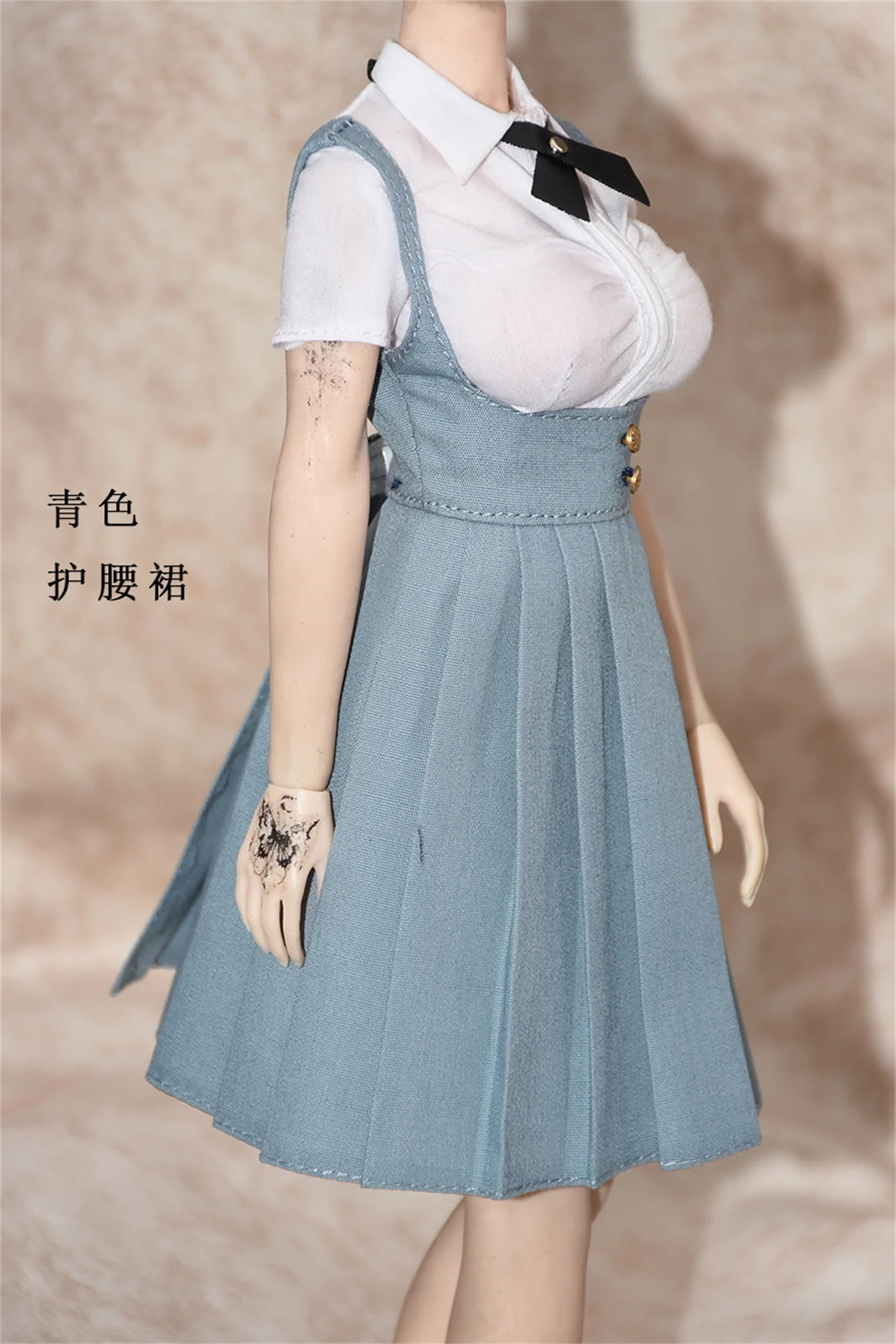 

1/6 Scale JK school uniform dress Female soldiers Girl clothing office SUit Fit 12-inch Female Action Figure Suit