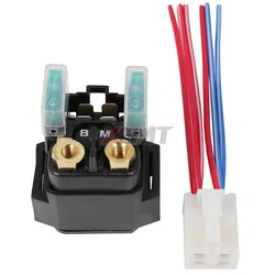 Motorcycle Starter Relay Solenoid With Plug For Yamaha Grizzly 660 YFM660 2002-2008 Raptor 350 YFM350 2006-2009 Grizzly 350