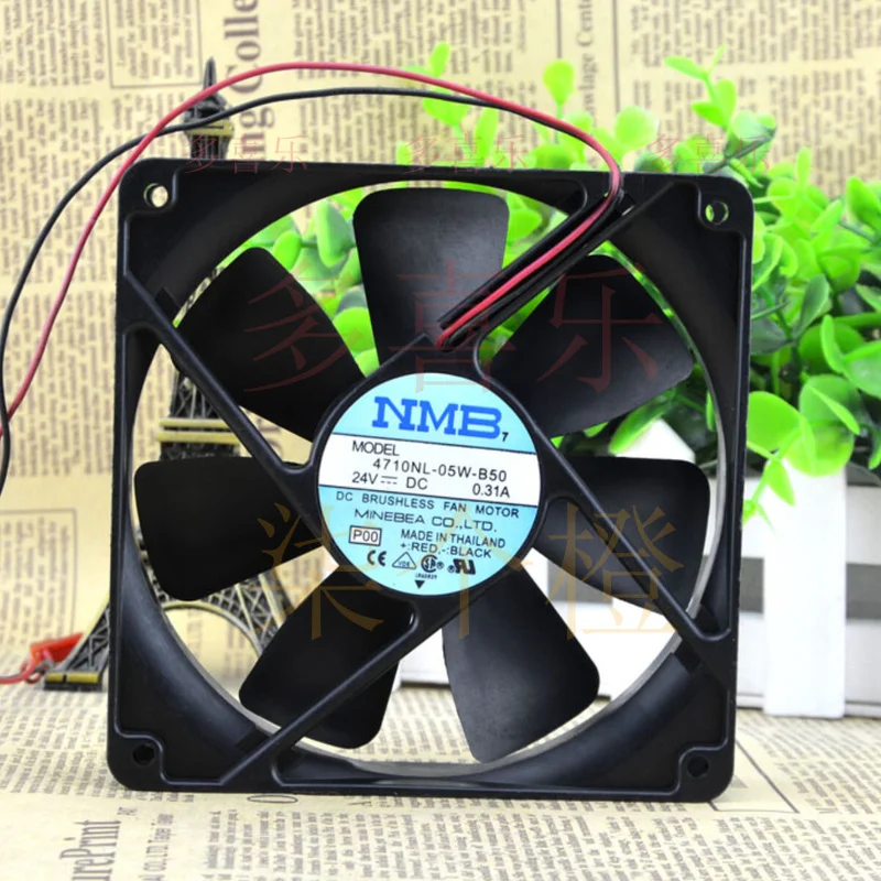 ZMZM per NMB 12CM 12025 24V 0.31A 4710NL-05W-B50 Ventola industriale di raffreddamento del telaio dell'inverter