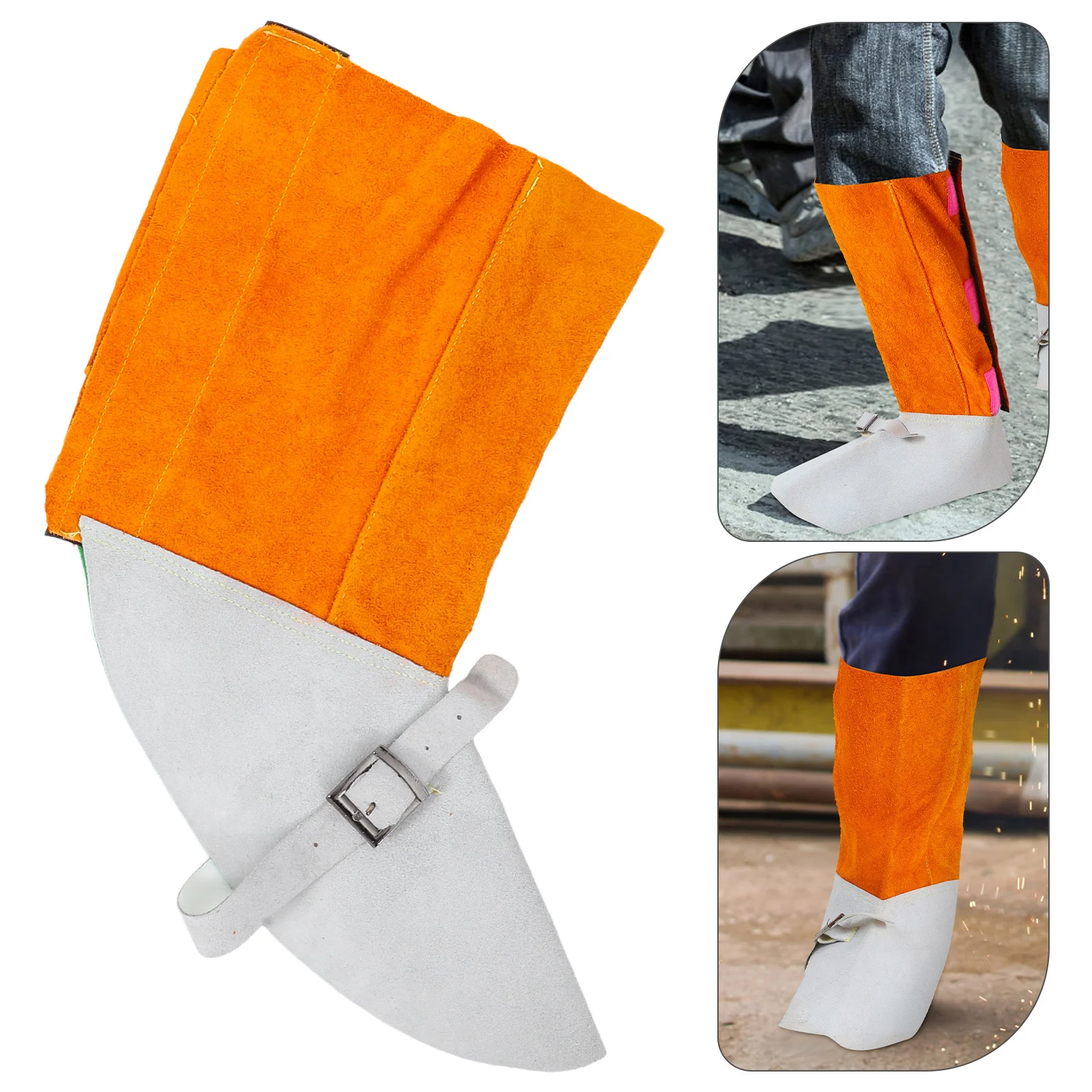 

2Pcs Welding Shoe Covers Fire Resistant Lightweight Durable Protective Boot Covers Welding Safety Welder Boots