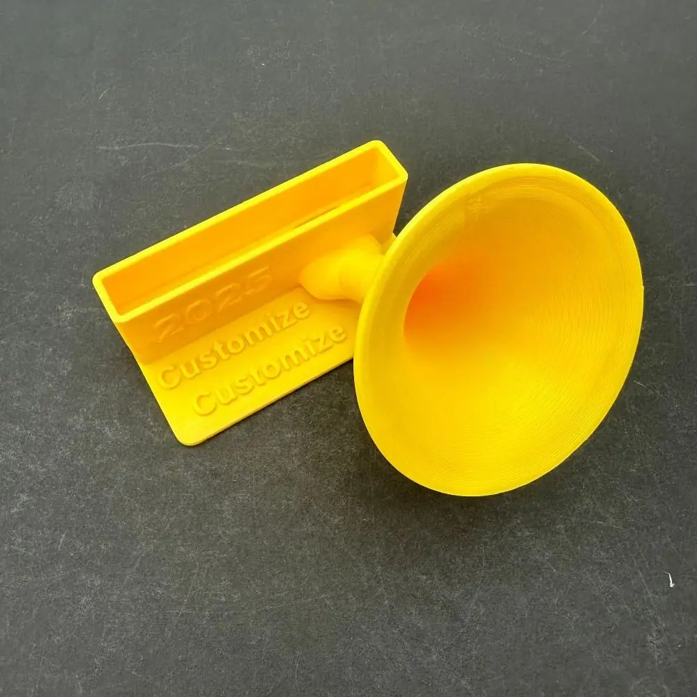 Support de haut-parleur de téléphone amusant en plastique, Booster de son créatif pour téléphone portable, antidérapant, léger, amplificateur de son de bureau, navigation vidéo