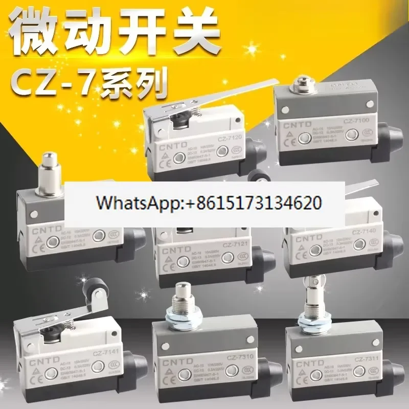 10PCS Stroke AZ Limit TZ Micro Switch CZ-7310 7311 7121 7120 7141 7144