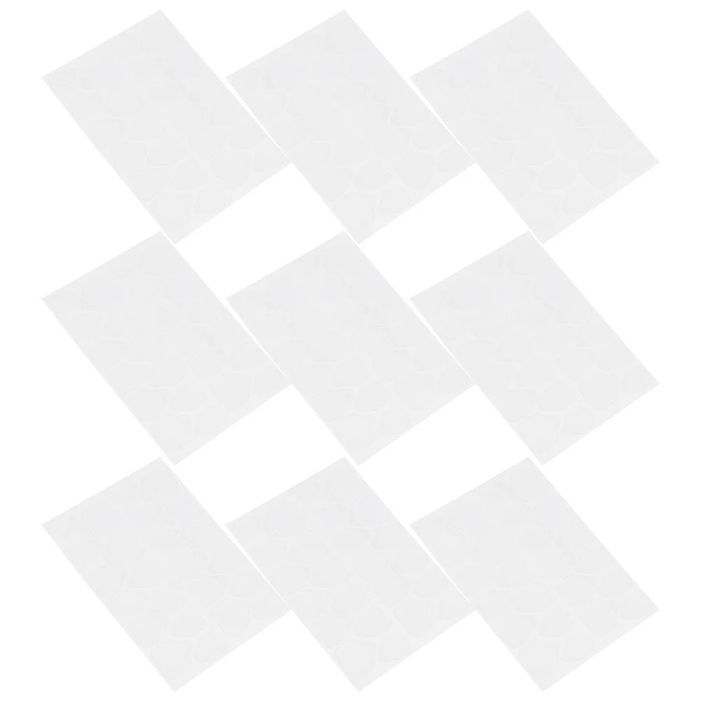 100 ورقة مزدوجة الجانب مسمار الغراء اضغط على ملصقات الأظافر علامات التبويب لزجة لاصق قوي للأظافر وهمية الأظافر كاذبة