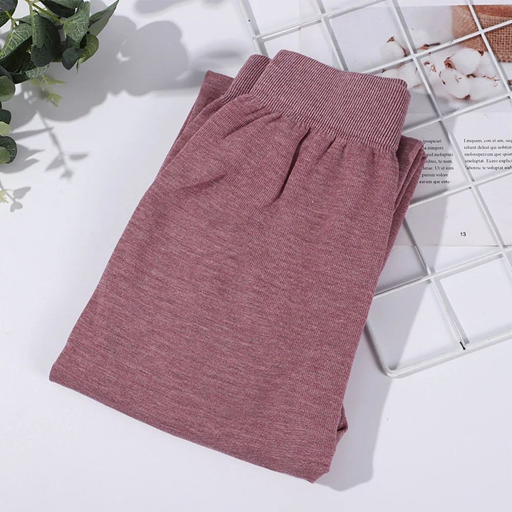 

Пижамы женские брюки 1 шт. повседневные джинсы ночная рубашка фиолетовый/серый/розово-красный слегка эластичный однотонный ночной цвет