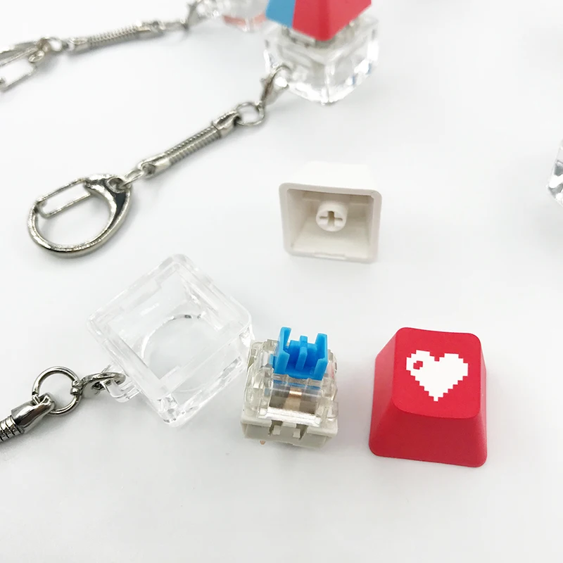 new pattern Mechanical keyboard key cap axle tester decompression entertainment key chain pendant