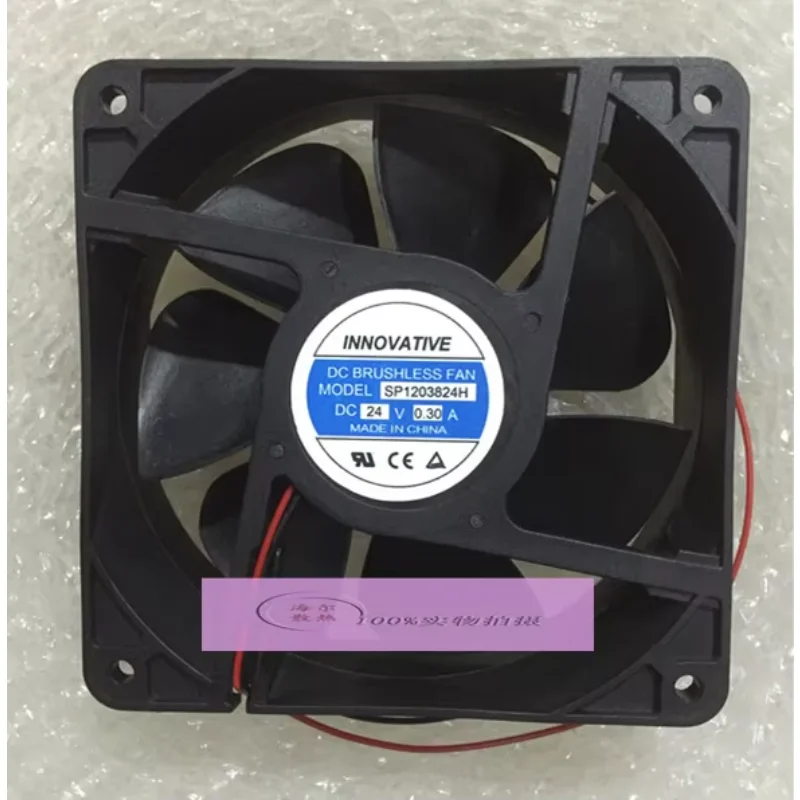 INNOVATIVE SP1203824H DC 24V 0.30A 120x120x38mm 2-Wire Server Cooling Fan