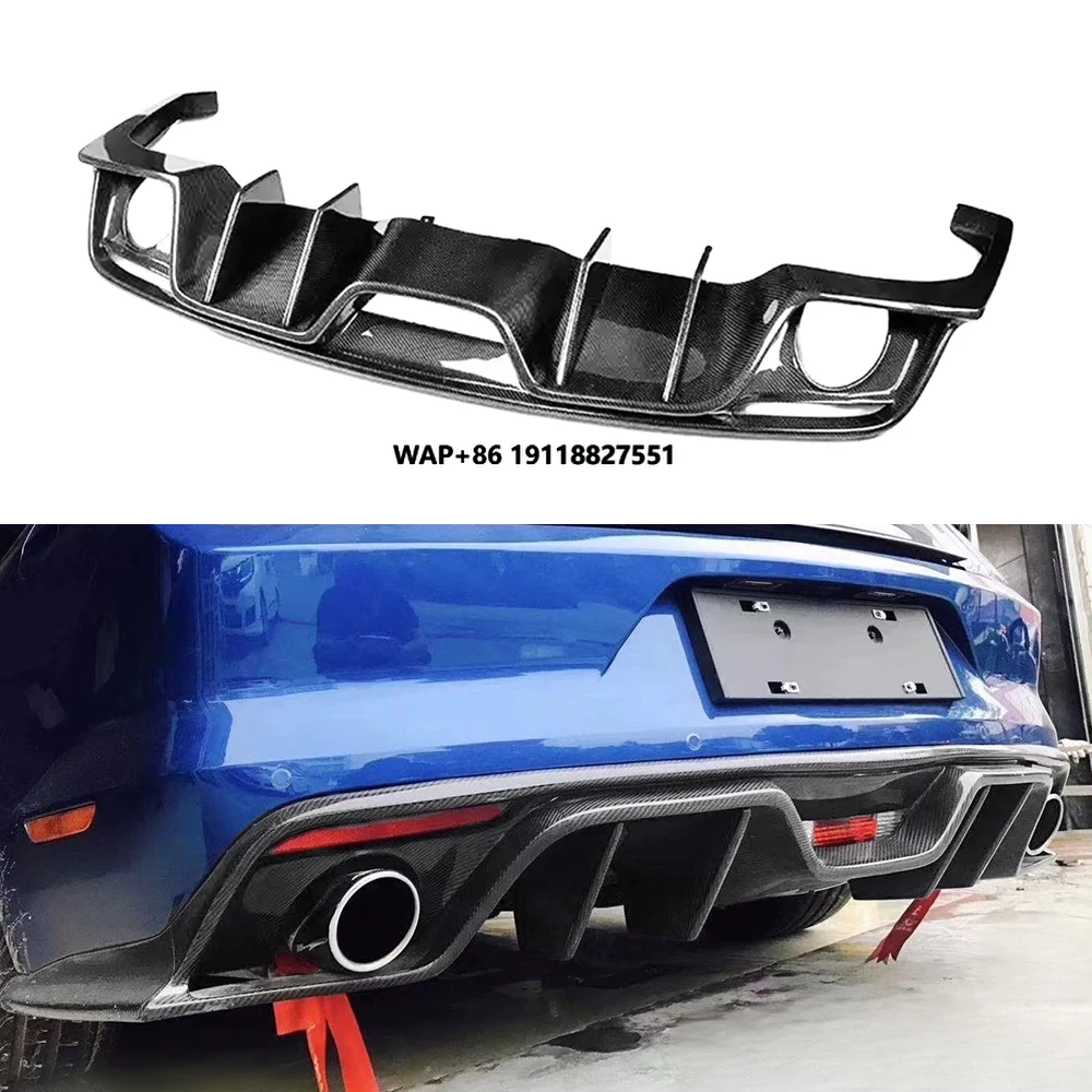 

AC Style Carbon Fiber Rear Lip Spoiler Body Kit Fits for 2018-2022 Mustang
