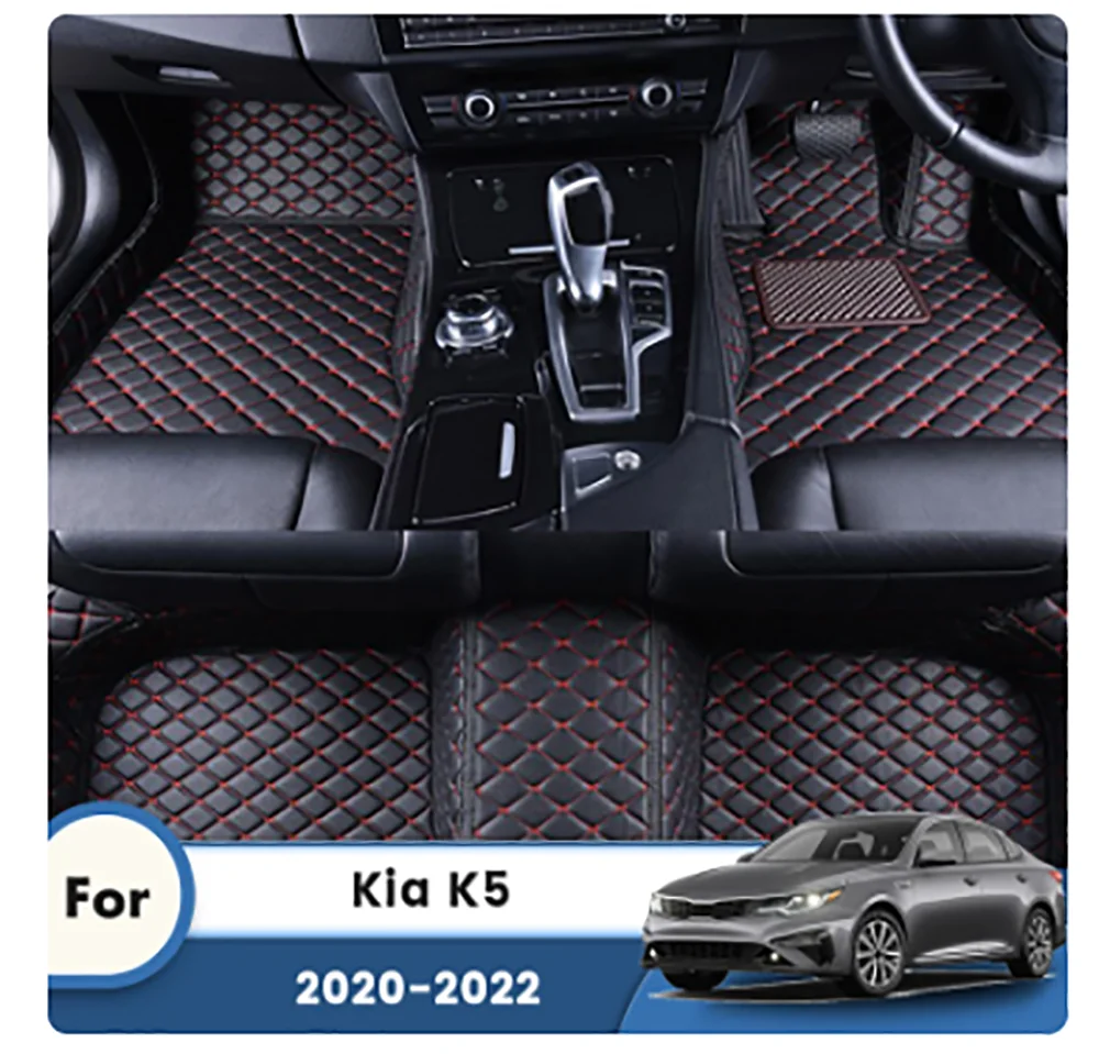 

Коврики для Kia K5 Optima 2023 2022 2021 2020Car, коврики для пола, пользовательские водонепроницаемые аксессуары для интерьера, коврики для ног для стайлинга