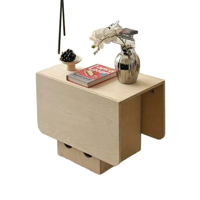 Folding coffee table small fresh ins medieval small apartment minimalist table living room home storage coffee table