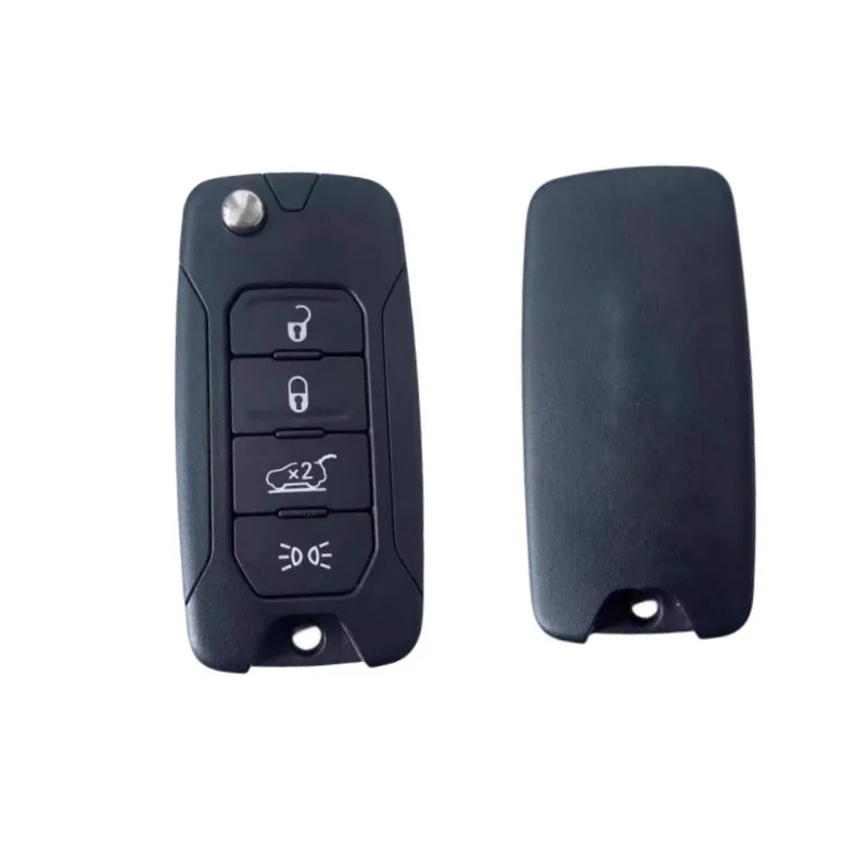 

4 Button Replacement Flip Remote Key Case Shell For Jeep Renegade Compass Fob Key Cover
