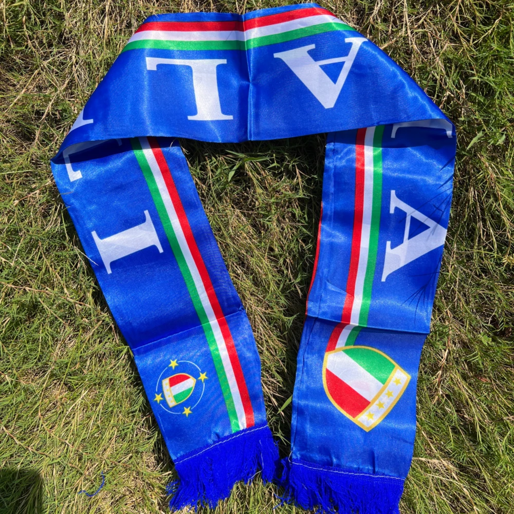 Italy scarf 14x130cm Italia flag Football Soccer Italy Italian National Flag Scarf sport decora