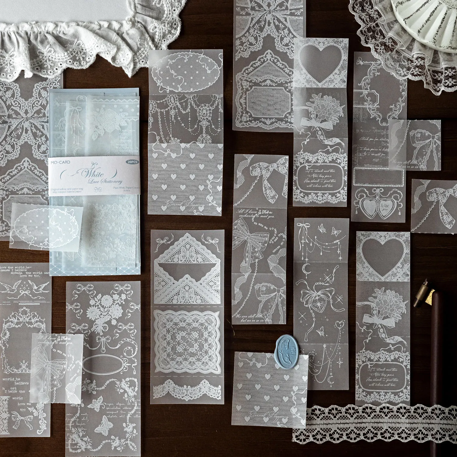 Vintage Junk Journal Scrapbooking Paper - 20 sheets/pack Vintage Material Paper Scrapbooking