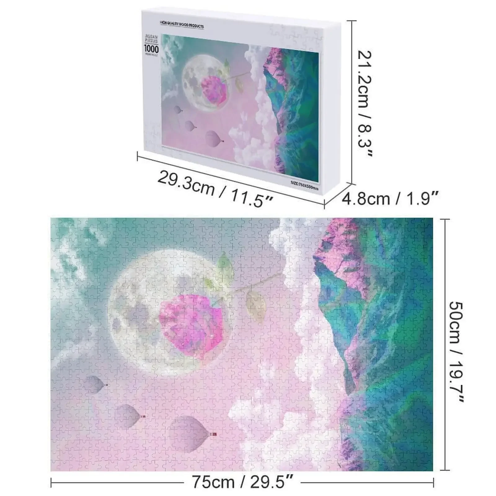 ฝันร้าย - จิ๊กซอว์ภาพตัดปะที่ได้แรงบันดาลใจจากโลฟี ปรับแต่งได้สำหรับเด็ก จิ๊กซอว์แบบกำหนดเอง