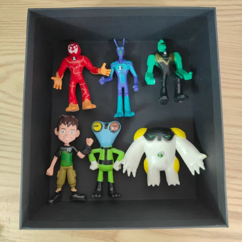 6 teile/los 10 CM Ben 10 Schutz der Erde Familie Action-figuren Ben10 statue PVC modell puppe Brinquedos Spielzeug kinder kinder beste geschenk