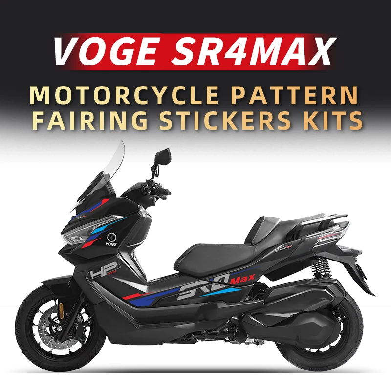Używane do VOGE SR4 MAX wzór motocykla Fairing naklejki zestawy dekoracji roweru ochronne kolorowe wysokiej jakości naklejki