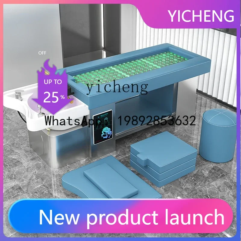 

LYY All-Steel Moxibustion Head Therapy Bed Constant Temperature Water Circulation Fumigation Thai Shampoo Chair