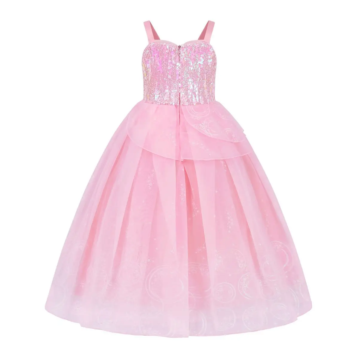 Glinda Niedliches Rosa Kleid für Mädchen 2-12 Jahre Cosplay-Kostüm Mädchen Halloween-Kostüm Kinder Gute Hexe Prinzessinnen-Kleider – Detail 5