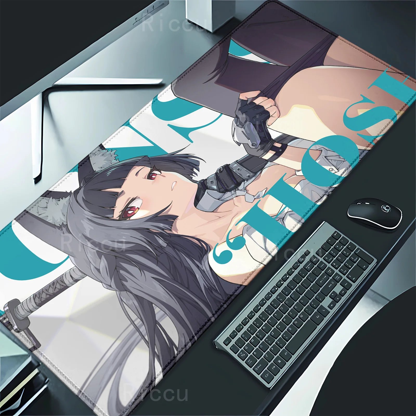 

Hoshimi Miyabi Zenless Zone Zero teclado mouse pad offices accessories mousepad Computer Keyboard Gaming Accessories Desk Mat