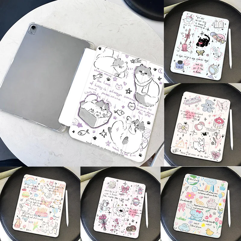 

For Ipad 10th Generation Case IPad Air 5 Air 4 10.9 Tablet Cover for 10.2 7th 8th 9th Gen Pro 11 2nd 3rd 4th Mesa TPU Soft Case