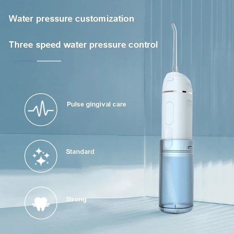 เครื่องฉีดน้ำทำความสะอาดฟันแบบพกพาสำหรับผู้หญิงใช้ในครัวเรือนเครื่องฉีดน้ำแบบแคปซูลสำหรับทำความสะอาดฟัน
