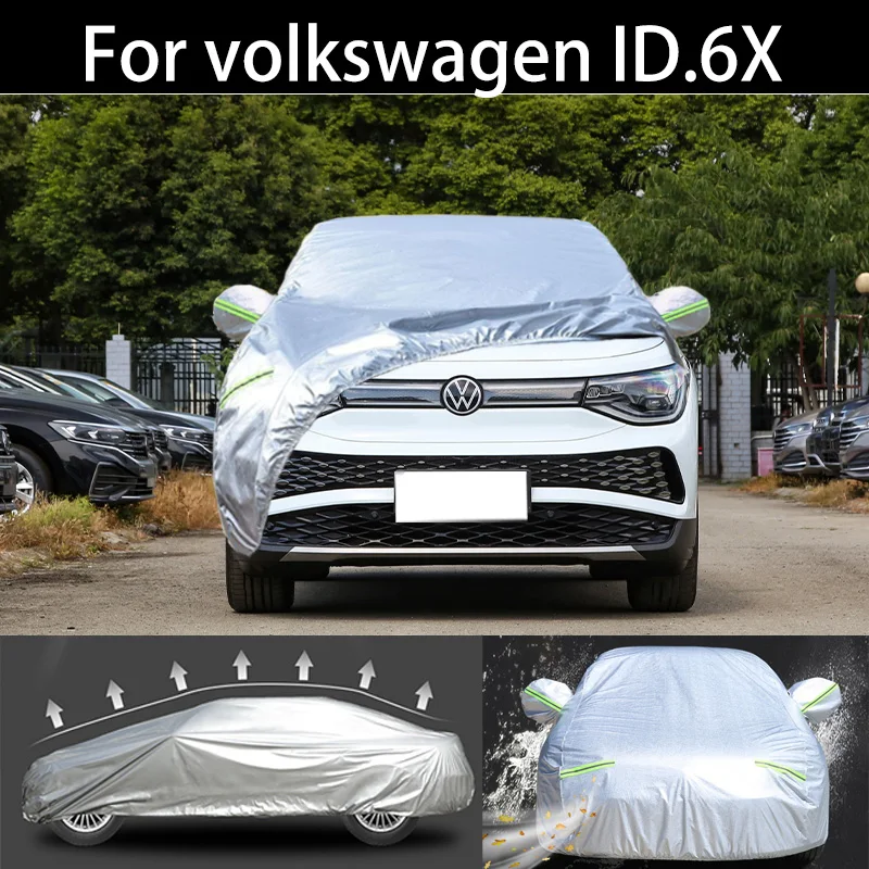 

For volkswagen ID.6X car Cover Dustproof Outdoor Indoor UV Snow Resistant Sun rain Protection waterproof hail cover for car