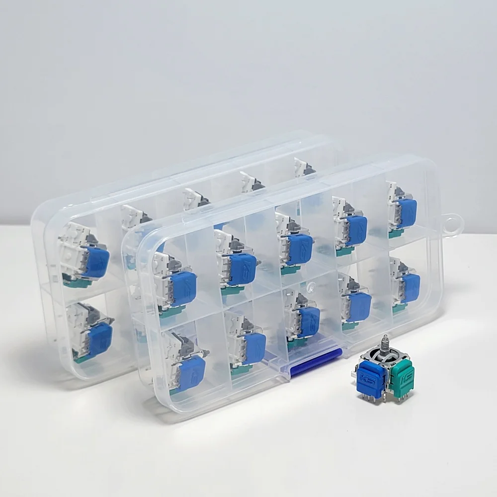 2/10 قطع من عصا التحكم K-Silver JS13 Pro TMR لوحدة تحكم Xbox Elite 2، عصا تحكم كهرومغناطيسية TMR بديلة، عصا تحكم ثلاثية الأبعاد من الكربون